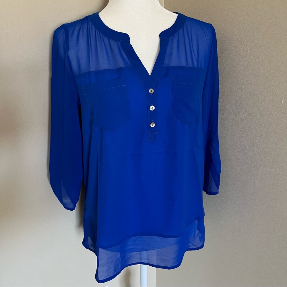 Sheer Yolk Popover Top
